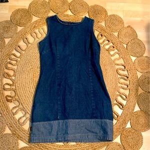 VINTAGE Route 66 denim dress size 10